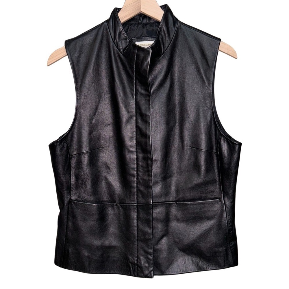 🌟 Coldwater Creek Genuine Leather Vest - Size M 🌟 - Picture 4 of 6